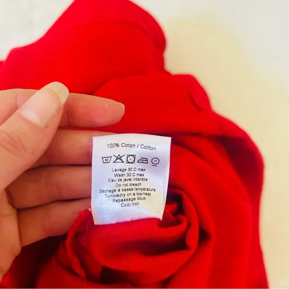 NWOT Musier Paris Laura Jumpsuit in Red 36 - Picture 9 of 10